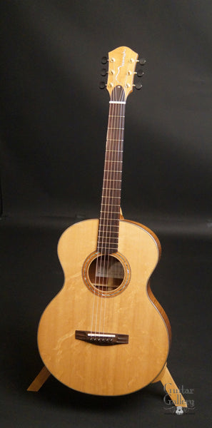 Mannix OM-12 fret Curly Koa Guitar – Guitar Gallery