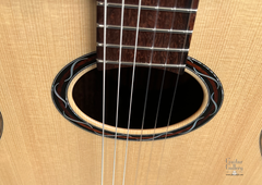 Buscarino Cabaret Nylon string guitar rosette