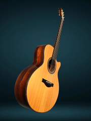 Claxton EMc Brazilian rosewood guitar at GuitarGal.com