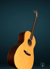 used Goodall Parlor guitar glam shot