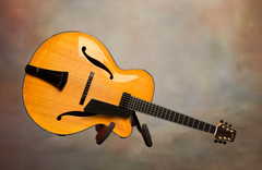 Oskar Graf archtop guitar glam shot