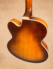 Heritage Super Eagle archtop curly maple back