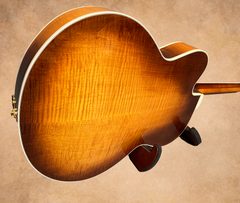 Heritage Super Eagle archtop glam shot back