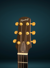 Kinscherff 12 fret Dreadnought guitar headstock