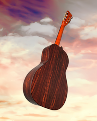 Kragenbrink 0-12 CocoBolo guitar floating back picture