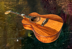 Leach 25th Anniversary Koa Guitar at GuitarGal.com