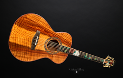 Leach 25th Anniversary Koa Guitar glam shot front