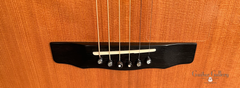 Olson James Taylor Signature Guitar ebony bridge with titanium bridge pins