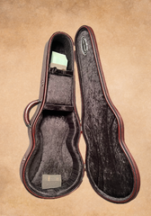 Osthoff Size 1 Brazilian rosewood guitar case interior