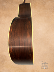 Osthoff Size 1 Brazilian rosewood guitar side detail