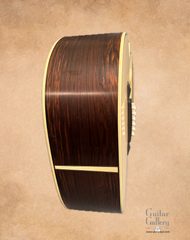 Osthoff Size 1 Brazilian rosewood guitar end view