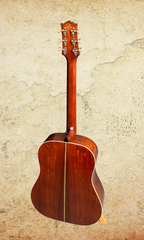 Leo Posch Honduran rosewood AJ guitar full back view