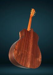 Serracini GA Madagascar rosewood guitar glam shot back