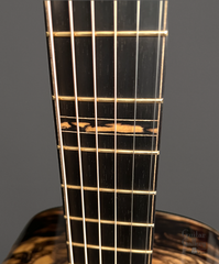 Urlacher Pale Moon Ebony Parlor Guitar fretboard