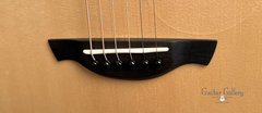 Urlacher Pale Moon Ebony Parlor Guitar ebony bridge